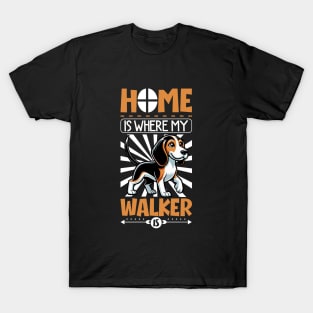 Home is with my Treeing Walker Coonhound T-Shirt